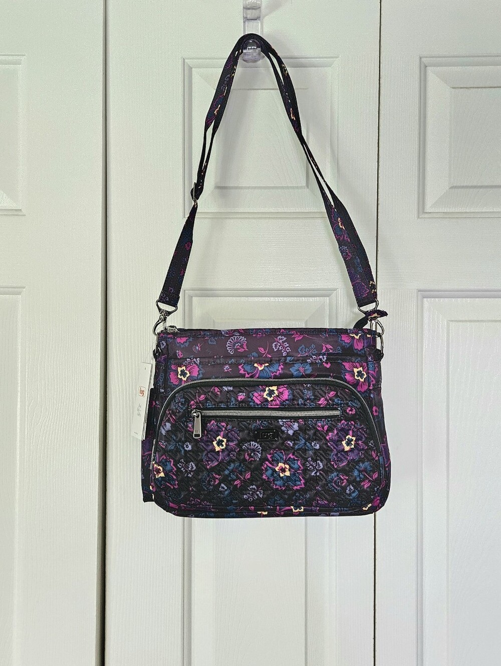 lug Shimmy Boho Floral Crossbody/Shoulder Bag